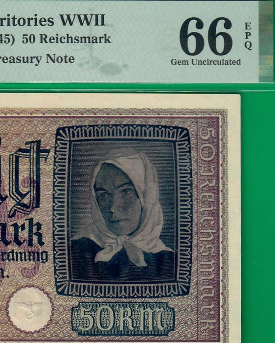 Tyskland - 50 Reichsmark ND(1940-45) - Pick R140  (Ingen mindstepris)