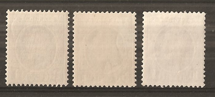 Belgien 1922/1929 - komplet serie af Houyoux Albert I, med yderligere værdier - OBP/COB 190/210 + 254/57