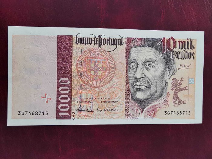 Portugal. - 3 x 10000 Escudos 1997 - Pick 191b - consecutive  (Ingen mindstepris)