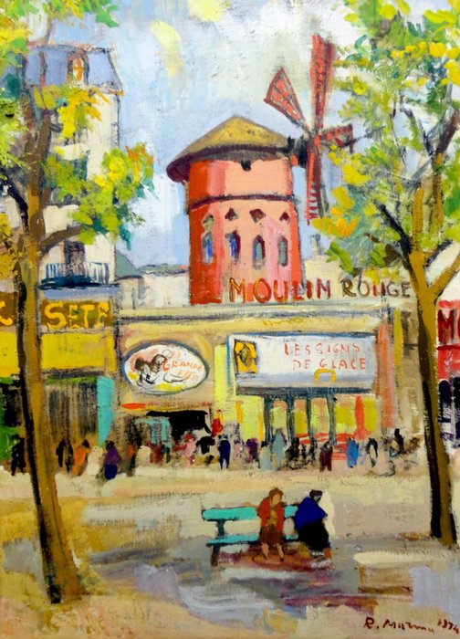 Rodolfo Marma (1923-1998) - Parigi, Moulin Rouge