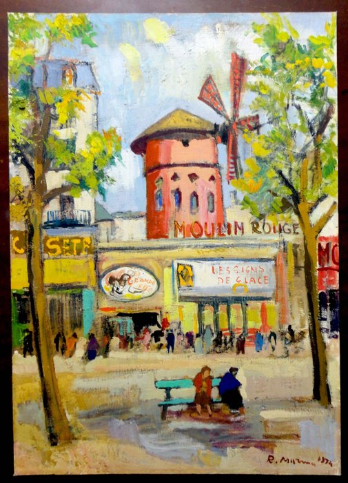 Rodolfo Marma (1923-1998) - Parigi, Moulin Rouge