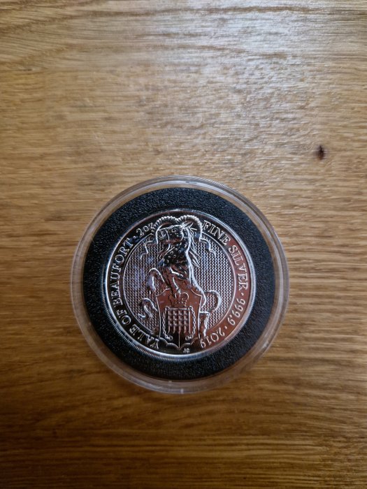 Storbritannien. 5 Pounds 2019 Yale of Beaufort, 2 Oz (.999)  (Ingen mindstepris)