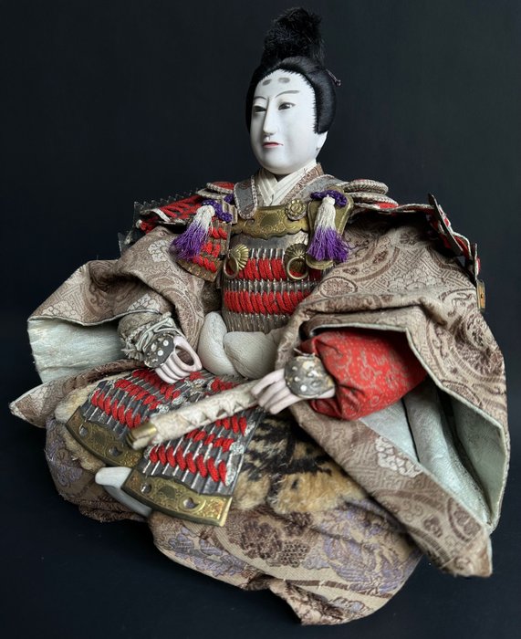 Japanese Samurai doll meiji periode  - Dukke - 1850-1900 - Japan