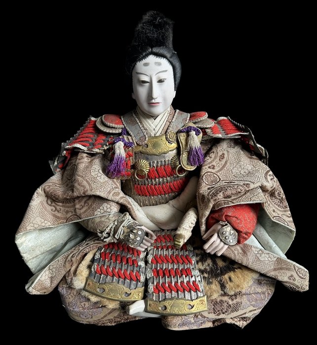 Japanese Samurai doll meiji periode  - Dukke - 1850-1900 - Japan