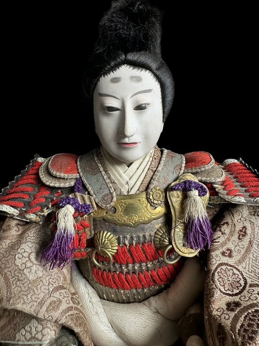 Japanese Samurai doll meiji periode  - Dukke - 1850-1900 - Japan