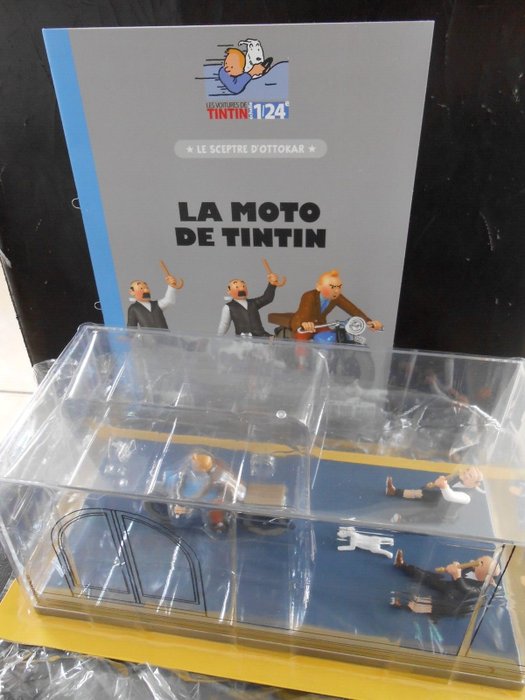 Moulinsart / Hachette - Tintin - Voiture 1/24 - La moto de Tintin - le Sceptre d'Ottokar