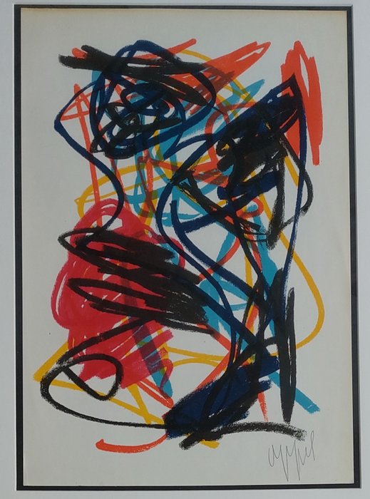 Karel Appel (1921-2006) - Abstracte Compositie