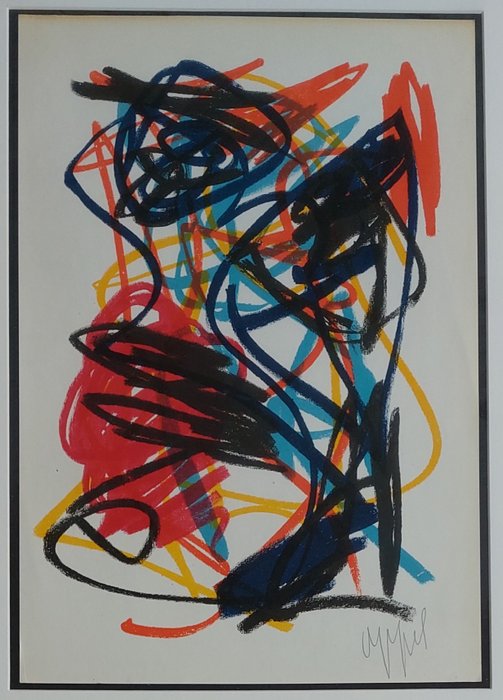 Karel Appel (1921-2006) - Abstracte Compositie