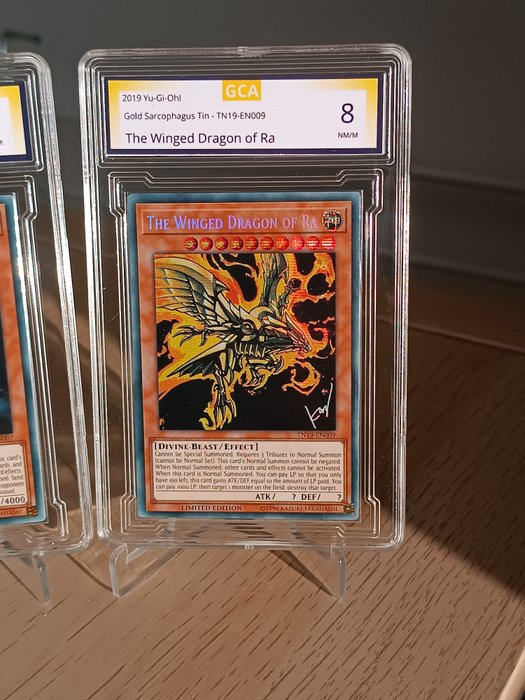 Konami - 3 Card - belisk the Tormentor, Slifer Sky Dragon and Winged Dragon of Ra