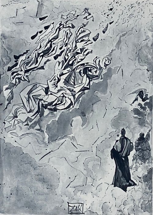 Salvador Dali (1904-1989) - The Constellation of Blessed Spirits - Divine Comedy