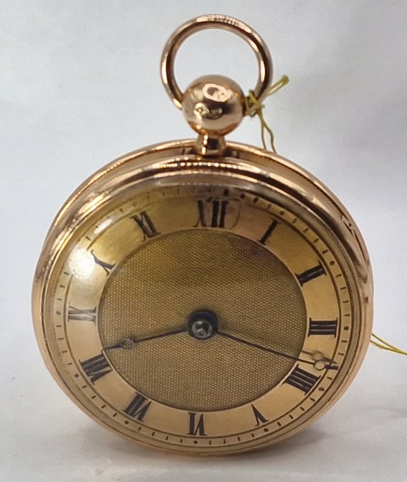 Paris - 18kt Goldlepine Spindel-Taschenuhr - Quarter Repeater - Frankrig omkring 1800