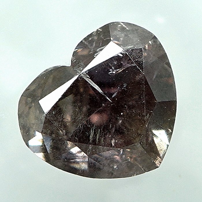 1 pcs Diamant  (Naturfarvet)  - 1.00 ct - Fancy light Gullig, Rosa Brun - I2 - Gem Report Antwerp (GRA)