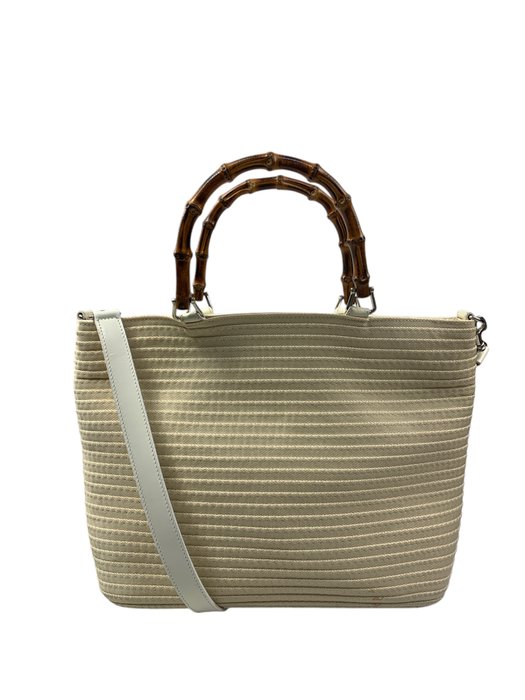 Gucci - bamboo handle 2 way handbag - Skuldertaske