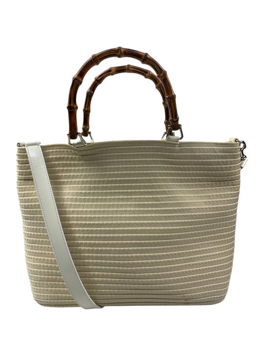 Gucci - bamboo handle 2 way handbag - Skuldertaske