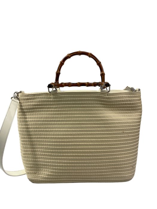 Gucci - bamboo handle 2 way handbag - Skuldertaske