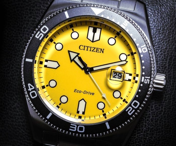 Citizen - Collection Marine 1760 Yellow - Ingen mindstepris - Mænd - 2023