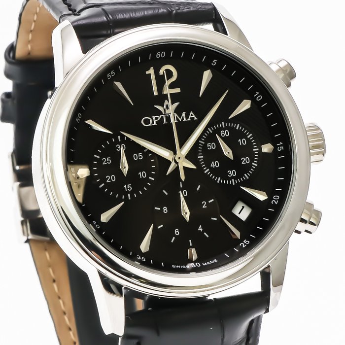 Optima - Swiss Chronograph - OSC423-SL-3 - Ingen mindstepris - Mænd - 2011-nu