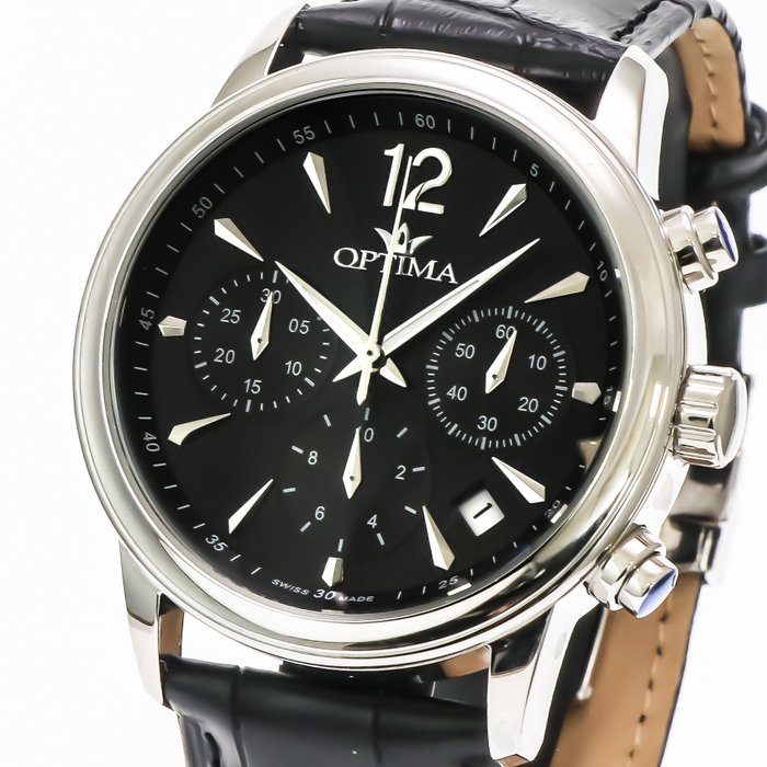 Optima - Swiss Chronograph - OSC423-SL-3 - Ingen mindstepris - Mænd - 2011-nu