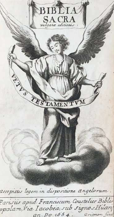 Sacra Biblia Vulgatae Editionis - 1664