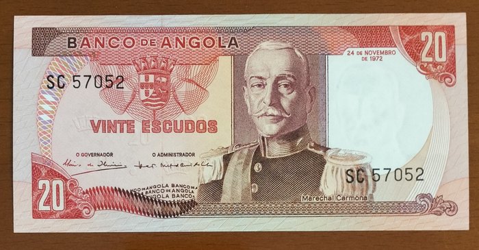 Angola - 8  Banknotes Escudos - Various Dates and Values  (Ingen mindstepris)