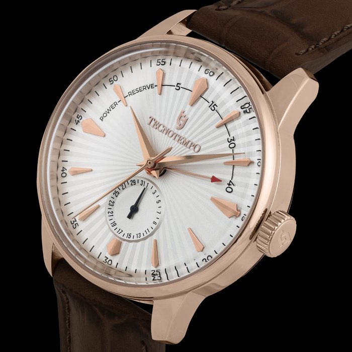 Tecnotempo - Automatic - Power Reserve - Limited Edition - Gold Tone - Ingen mindstepris - TT.50.PWG - Mænd - 2011-nu