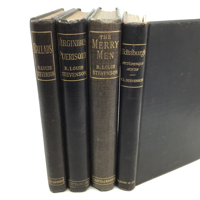 RL Stevenson - Four novels by RL Stevenson - 1892-1902