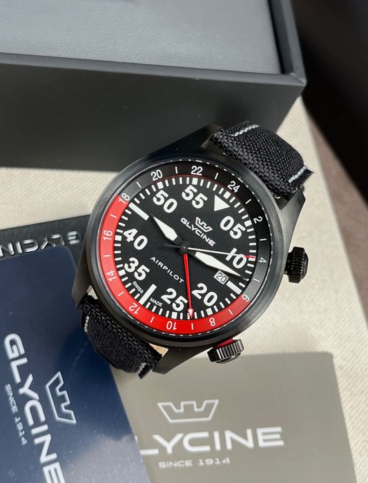 Glycine - Airpilot GMT Date - GL0438 - Ingen mindstepris - Mænd - 2011-nu