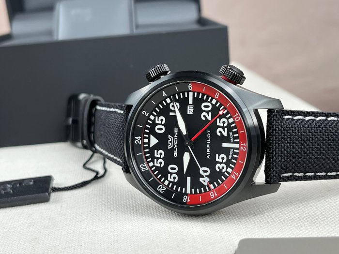 Glycine - Airpilot GMT Date - GL0438 - Ingen mindstepris - Mænd - 2011-nu