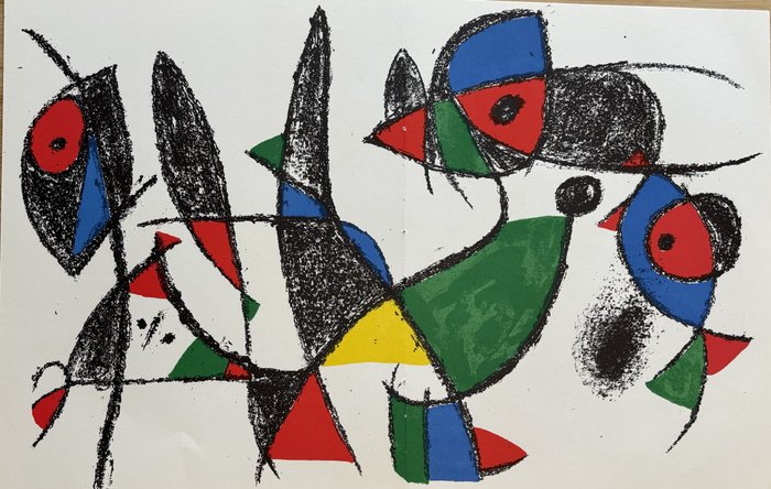 Joan Miro (1893-1983) - Lithograph IX (1975)