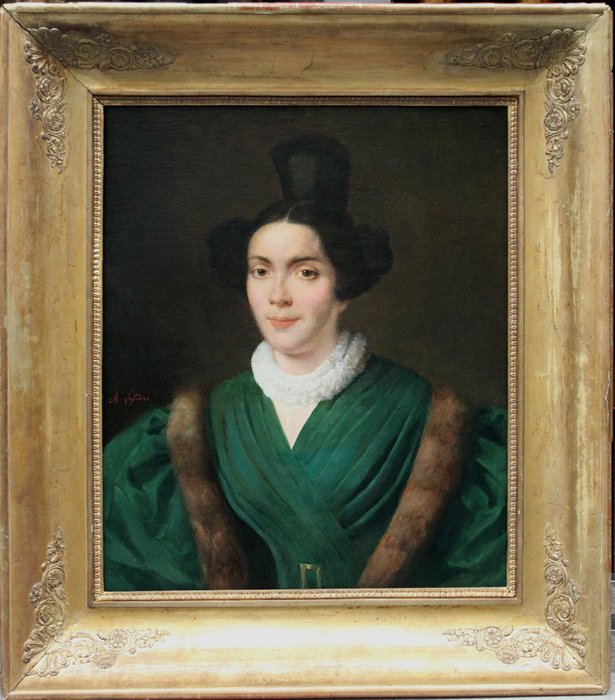 Robert Jacques François Faust Lefèvre (1755- 1830) circle of - Portrait of a noble lady