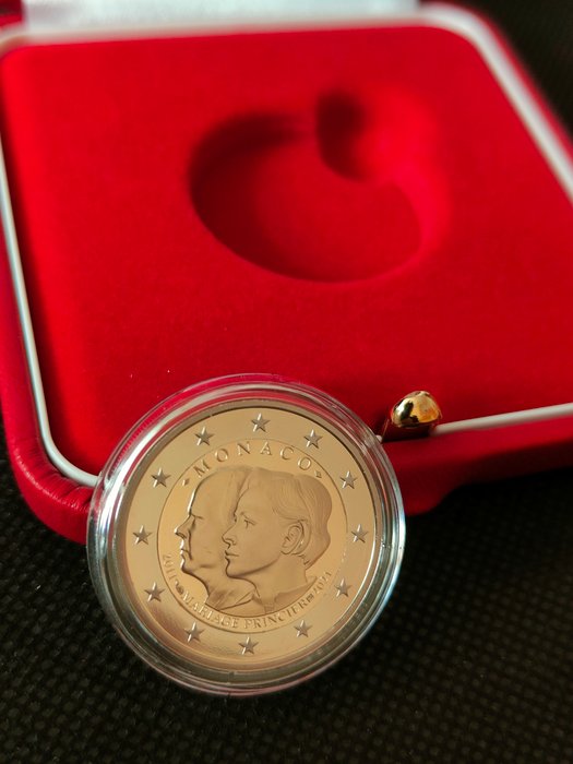 Monaco. 2 Euro 2021 "10 Ans du Mariage Princier" Proof