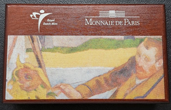 Holland. 1 1/2 Euro / 5 Euro 2003 "Van Gogh - Gauguin" Proof  (Ingen mindstepris)