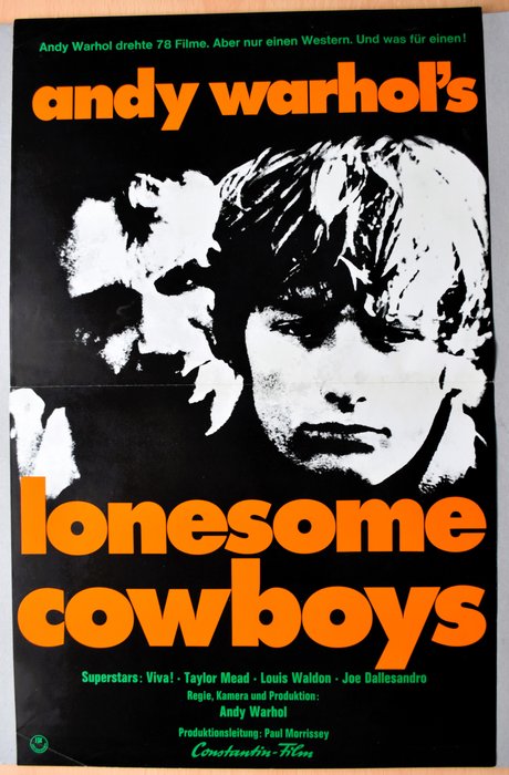 Andy Warhol (1928-1987) - Lonesome Cowboys mit Superstar Viva, Joe Dallesandro