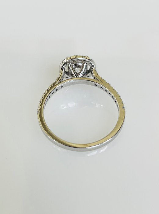 Forlovelsesring - 14 karat Hvidguld -  1.32ct. tw. Diamant (Natur)