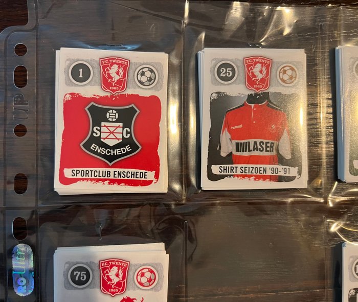 Emté - 50 year FC Twente 2Netherlands - Complete loose Sticker Set