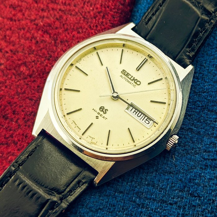 Grand Seiko - (GS) Automatic 18k Medallion Vintage Watch - 5646-7010 - Mænd - 1970-1979