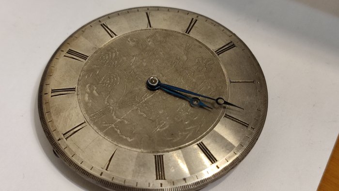 Ripetitore dei Quarti - Movimento di Prezioso Orologio da Tasca del XIX sec. Con Suoneria Ripetizione Quarti Funzionante - Kronograf lommeur - 1901-1949