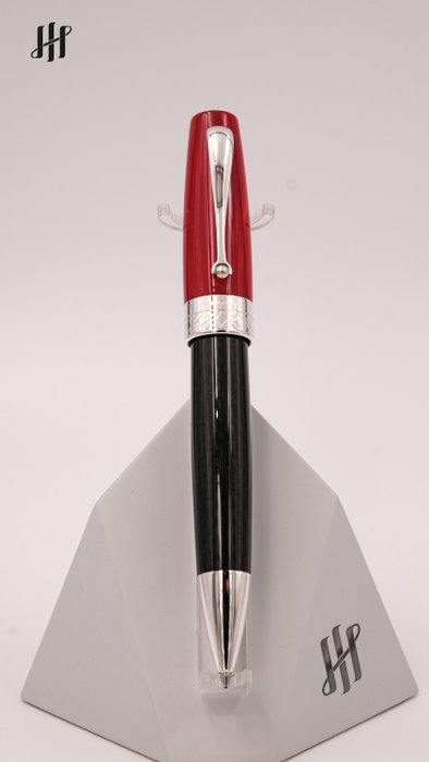 Montegrappa - Miya - Carbon Fiber - Red (ISMYTBFR) - Kuglepen