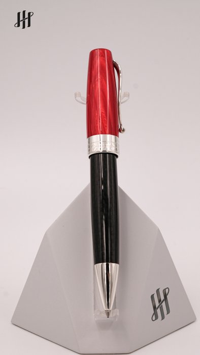 Montegrappa - Miya - Carbon Fiber - Red (ISMYTBFR) - Kuglepen