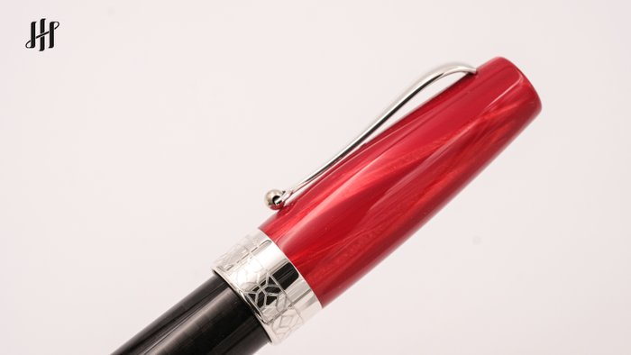 Montegrappa - Miya - Carbon Fiber - Red (ISMYTBFR) - Kuglepen