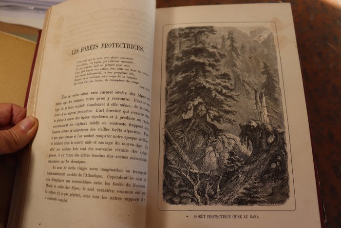 Hermann-Alexander Berlepsch - Les Alpes. Descriptions et récits. Avec seize illustrations d'après les dessins de E. Rittmeyer. - 1869