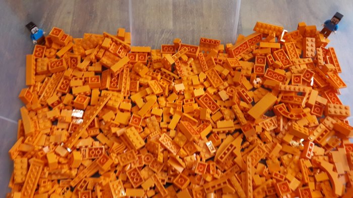 Lego - Assorti - Legostenen Oranje - 2000 gram