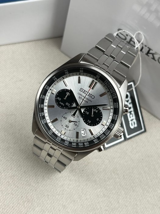 Seiko - Chronograph Date - Ingen mindstepris - SSB425P1 - Mænd - 2011-nu