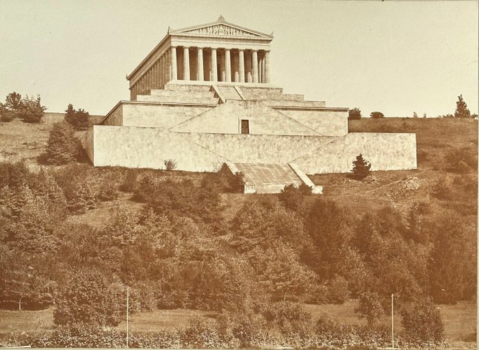 Georg Böttger (1821 - 1901) - Walhalla - 4 Albumen Prints of Walhalla Memorial Germany - late 1860s