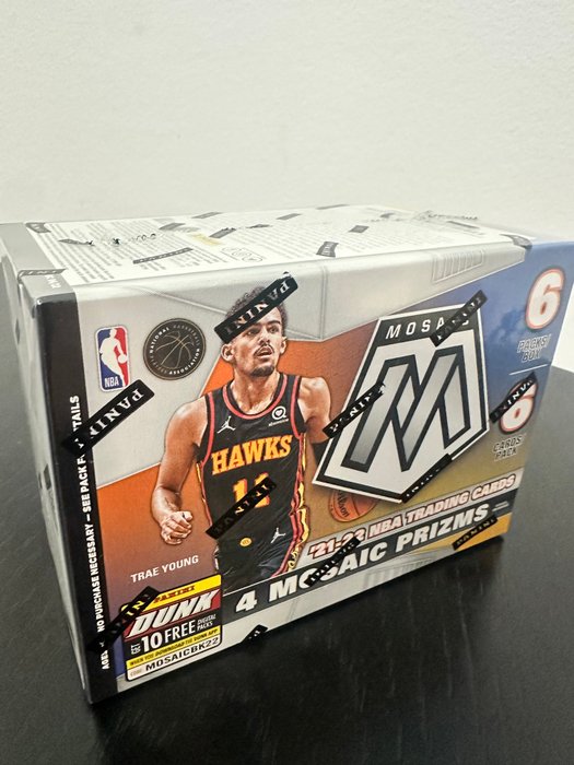 2021/22 Panini Mosaic NBA players 6 packs per box, 6 cards per pck - 1 Sealed box - Næsten så god som ny (NM)