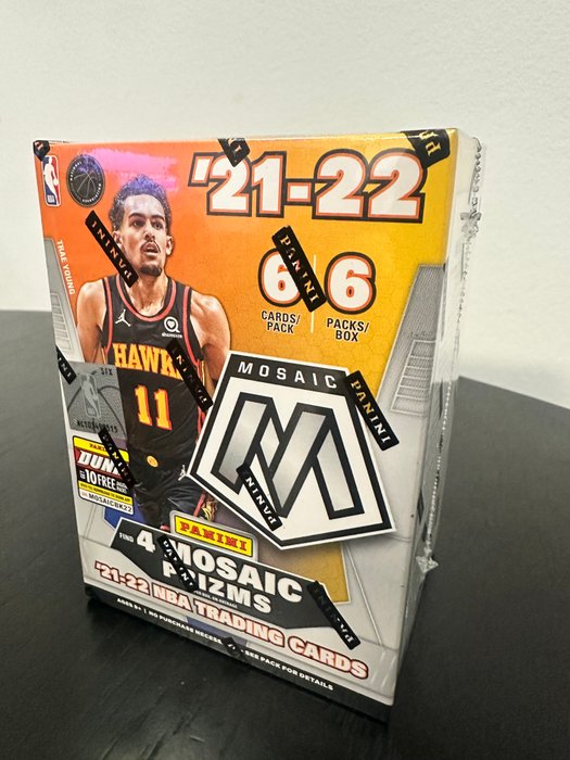 2021/22 Panini Mosaic NBA players 6 packs per box, 6 cards per pck - 1 Sealed box - Næsten så god som ny (NM)