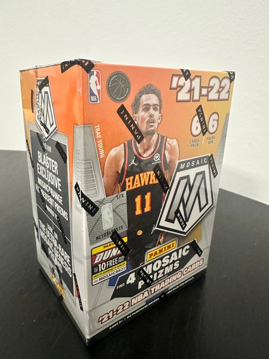 2021/22 Panini Mosaic NBA players 6 packs per box, 6 cards per pck - 1 Sealed box - Næsten så god som ny (NM)