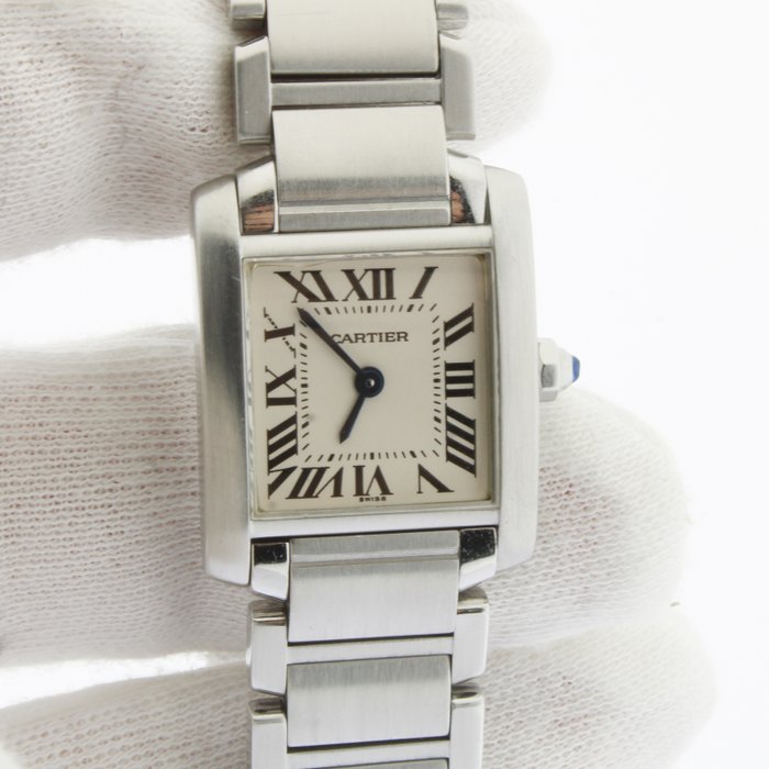 Cartier - Tank Française - 2384 - Kvinder - 1990-1999