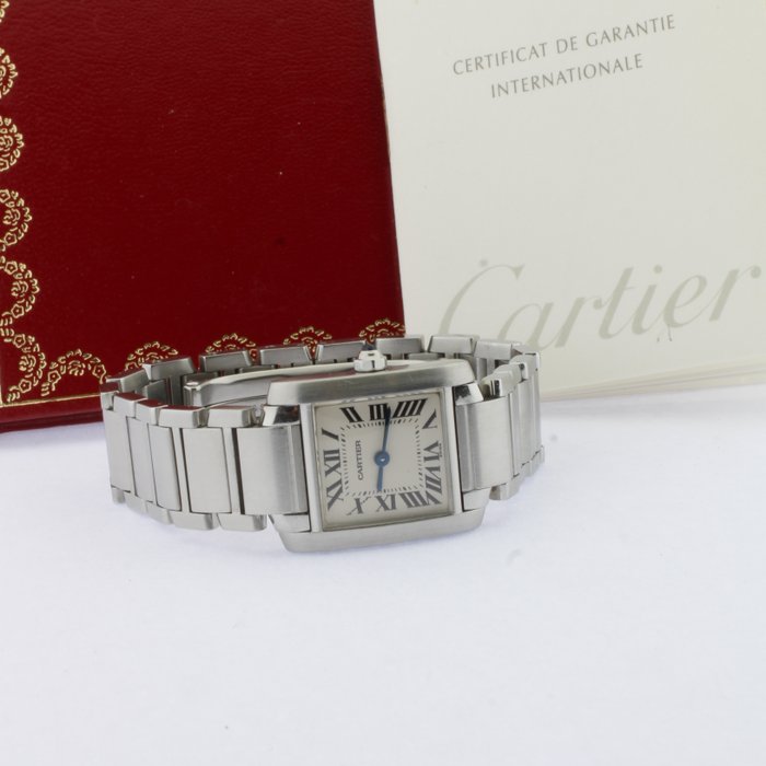 Cartier - Tank Française - 2384 - Kvinder - 1990-1999