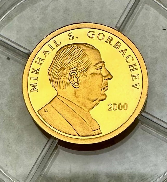 Tyskland. Gold medal 2000 Mikhail S. Gorbachev , oro Proof  (Ingen mindstepris)